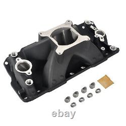 Single Plane Aluminum Intake Manifold for Small Block Chevy 350 400 1957-95 BK