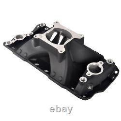Single Plane Aluminum Intake Manifold for Small Block Chevy 350 400 1957-95 BK
