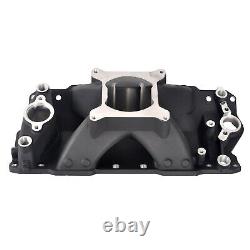 Single Plane Aluminum Intake Manifold for Small Block Chevy 350 400 1957-95 BK