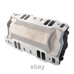 Single Plane Aluminum Intake Manifold for Small Block Chevy 350 400 1957-95 BK