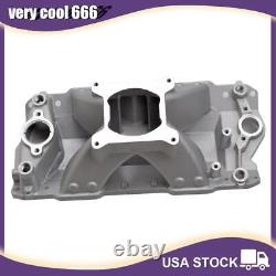 Single Plane Intake Manifold for 1957-95 Small Block Chevy SBC 350 400 V8 Engine
