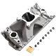 Single Plane Small Block High Rise Intake Manifold for Chevy 5.0L/305 5.7L/350