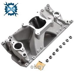 Single Plane Small Block High Rise Intake Manifold for Chevy 5.0L/305 5.7L/350