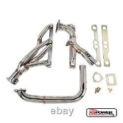 Single Turbo Headers SBC T4 Chevy Chevelle Nova Camaro Caprice Small Block V8