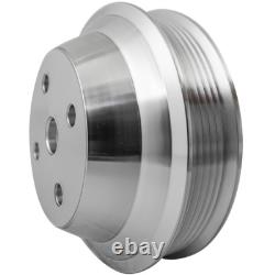 Small & Big Block Chevy Serpentine Water Pump Pulley 6 Rib 5.25 Long WP 350 454