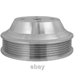 Small & Big Block Chevy Serpentine Water Pump Pulley 6 Rib 5.25 Long WP 350 454