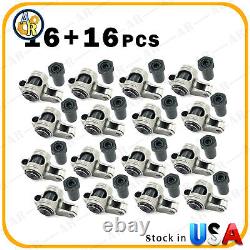 Small Block Chevy 1.5 3/8 Stainless Steel Roller Rocker Arms For 265 302 350 400