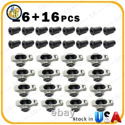 Small Block Chevy 1.5 3/8 Stainless Steel Roller Rocker Arms For 265 302 350 400