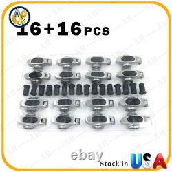 Small Block Chevy 1.5 3/8 Stainless Steel Roller Rocker Arms For 265 302 350 400