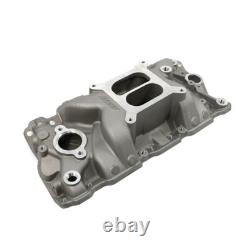 Small Block Chevy 283 327 350 383 400 Dual Plane High Rise Aluminum Intake SBC