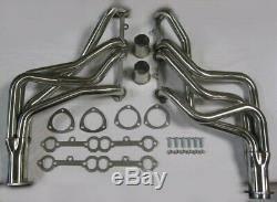 Small Block Chevy 283 350 400 Long Tube Stainless Headers Chevelle Malibu Camaro