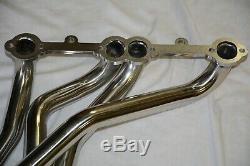 Small Block Chevy 283 350 400 Long Tube Stainless Headers Chevelle Malibu Camaro