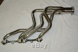 Small Block Chevy 283 350 400 Long Tube Stainless Headers Chevelle Malibu Camaro