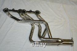 Small Block Chevy 283 350 400 Long Tube Stainless Headers Chevelle Malibu Camaro