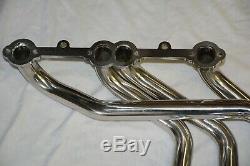 Small Block Chevy 283 350 400 Long Tube Stainless Headers Chevelle Malibu Camaro