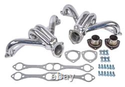 Small Block Chevy 283-350 Block Hugger Headers Chrome H60002C