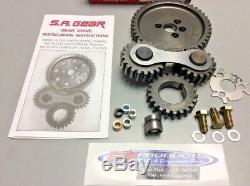 Small Block Chevy 283 350 Engines Quiet Gear Drive Timing Kit S. A. GEAR 78400Q