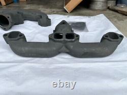 Small Block Chevy 283-350 Ram Horn Exhaust Manifold 2 1/2 COLLECTOR