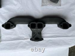 Small Block Chevy 283-350 Ram Horn Exhaust Manifold 2 1/2 COLLECTOR