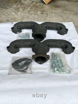 Small Block Chevy 283-350 Ram Horn Exhaust Manifold 2 1/2 COLLECTOR