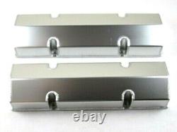 Small Block Chevy 327 350 400 Fabricated Tall Valve Cover Clear Ano E41308CA