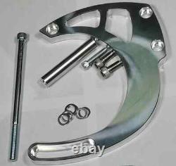 Small Block Chevy 327 350 400 Serpentine Pulley Conversion Kit Long Water Pump