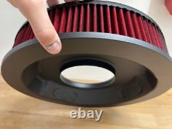 Small Block Chevy 350 14 Round Air Cleaner Kit Black