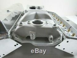 Small Block Chevy 350 383 Aluminum Bare Cylinder head Package with Intake