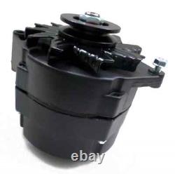 Small Block Chevy 350 400 BLK Serpentine Pulley Kit Front Drive System SWP 6 Rib