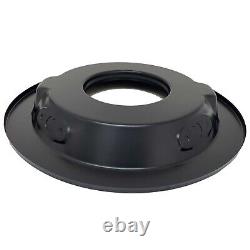 Small Block Chevy 350 Black Air Cleaner Kit 14 Round Billet Top Ansen USA