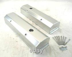 Small Block Chevy 350 Fabricated Long Bolt Valve Cover Clear Ano E41301CA