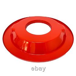 Small Block Chevy 350 Flag Logo 14 Round Air Cleaner Kit Orange Ansen USA