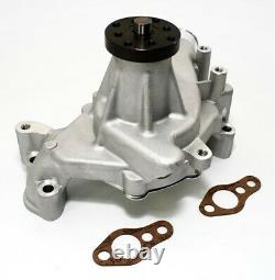 Small Block Chevy 350 High Volume Long Aluminum Water Pump Natural 5/8 Pilot