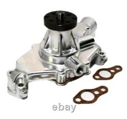 Small Block Chevy 350 High Volume Short Aluminum Water Pump Polished 5/8 Pilot