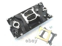 Small Block Chevy 350 Holeshot Vortec Intake Manifold Black E42421BK