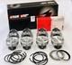 Small Block Chevy 400 V8 Hypereutectic Dish Top Piston Set with matching Rings