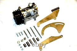 Small Block Chevy 508 V Belt A/C Air Conditioning Compressor & Bracket SBC LWP