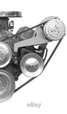 Small Block Chevy 508 V Belt A/C Air Conditioning Compressor & Bracket SBC LWP