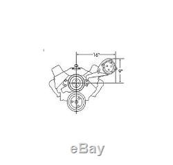 Small Block Chevy 508 V Belt A/C Air Conditioning Compressor & Bracket SBC LWP