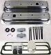 Small Block Chevy 87-97 Tall Aluminum Center Bolt Valve cover withBreather PCV Kit