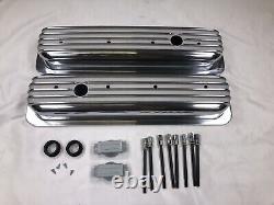 Small Block Chevy 87-UP Tall Aluminum Engine Dress Up Kit CenterBolt Valve cover