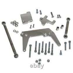 Small Block Chevy AC and Alternator Bracket High Mount March Billet SBC 350 508
