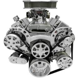 Small Block Chevy All Inclusive Sport Track Serpentine System SBC 350 400 March