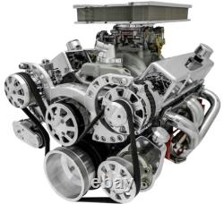 Small Block Chevy All Inclusive Sport Track Serpentine System SBC 350 400 March