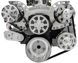 Small Block Chevy All Inclusive Sport Track Serpentine System SBC 350 400 March