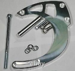 Small Block Chevy Alternator and Power Steering Brackets Combo Long Pump SBC 350