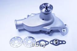 Small Block Chevy Aluminum Complete Serpentine Kit Front Drive System SBC350 SWP