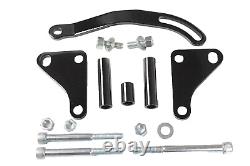 Small Block Chevy Black Saginaw Power Steering Pump & Bracket SBC 327 350 400