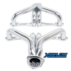 Small Block Chevy Block Hugger Headers Exhaust Hot Ceramic Coated 350 383 400 V8