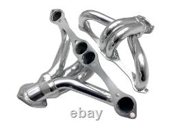 Small Block Chevy Block Hugger Headers SB SBC Ceramic Coated 327 350 383 400
